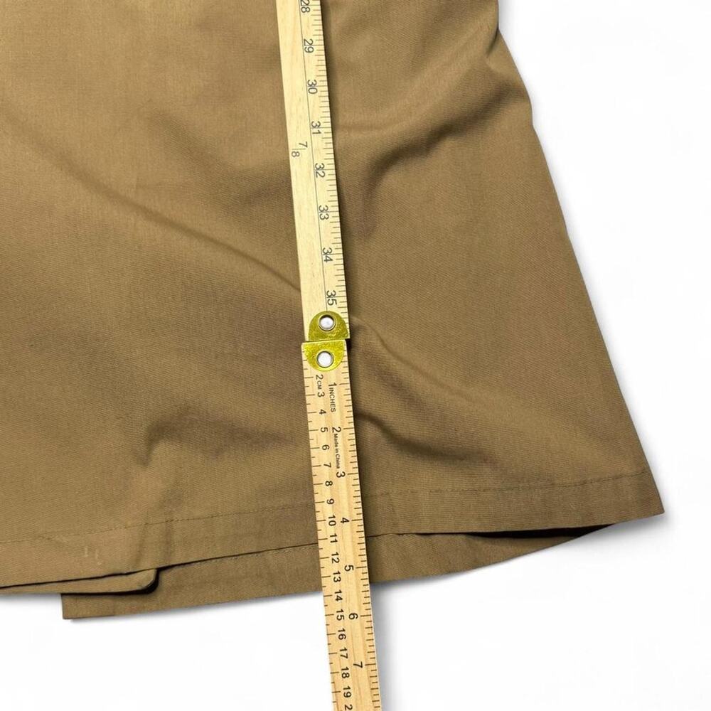 Gleneagles Designed By Christian Dior Tan Belted Trench Coat Rain Size 42R - Picture 4 of 8